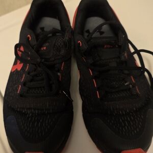 Under Armour Black & Red Running Shoes